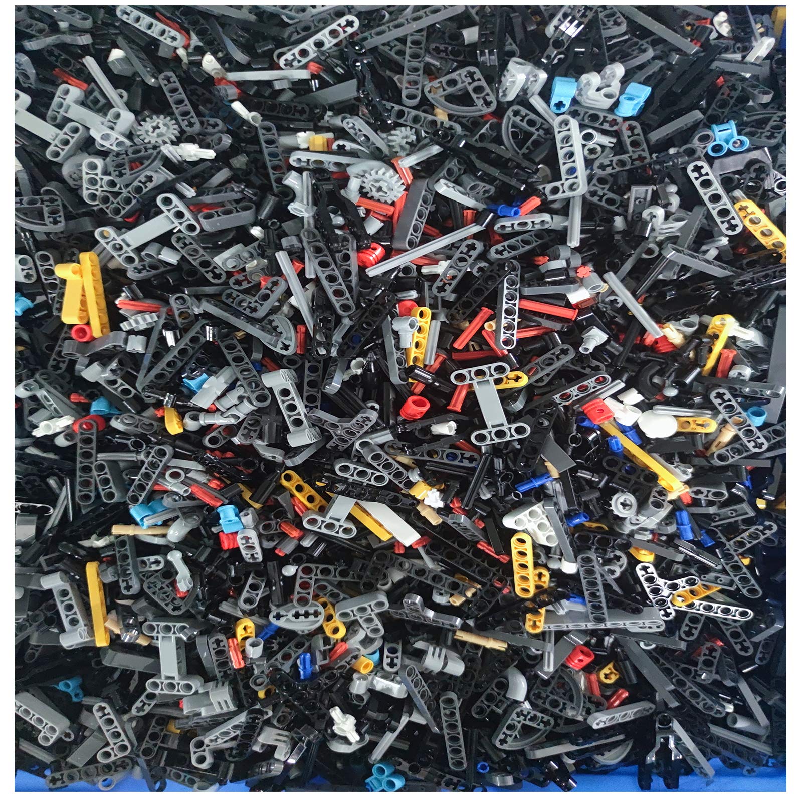 Loongon 2 Pounds Technical Parts Random Lot Of Pieces-Compatible With Major Brands Technic Pieces Compatible With Lego Technic P