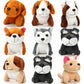 Sumind 9 Pcs Valentine Mini Plush Dog Stuffed Animals Bulk Dog Plush Party Favors Small Soft Plush Dog Toy For Easter Goodie Bag Fillers Baby Show Birthday(Vibrant Puppy)