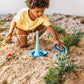 QUUT | Triplet | Vintage Blue Color | Award Winning 4-in-1 Children's Shovel, Sifter, Funnel, & Rake