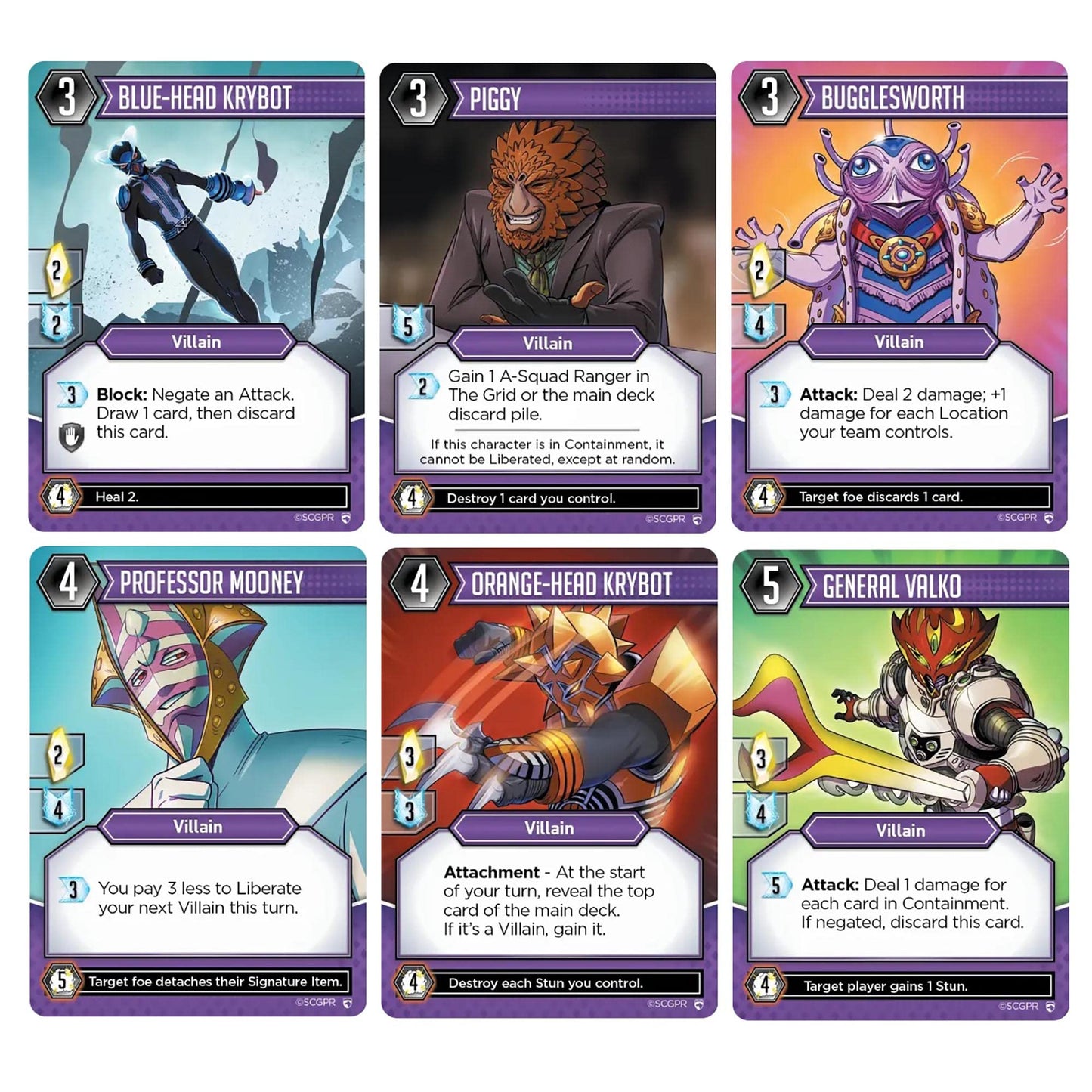 Renegade Game Studios Power Rangers Deck-Building Game: S.P.D. To The Rescue - Expansion Set, Introduces Stackable Cards, Renegade Game Studios, 2-4 Players, 30-70 Mins, Ages 14+