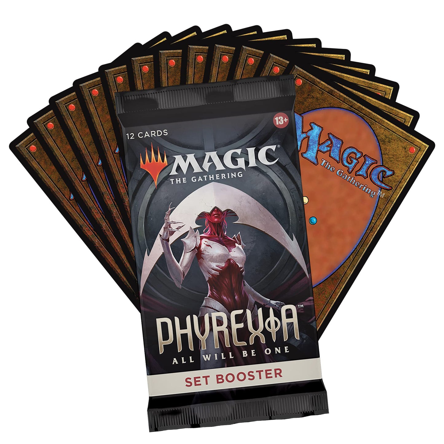 Magic: The Gathering Phyrexia: All Will Be One Set Booster Box - 30 Packs (360 Cards) - Model D11300000 - Paper Material