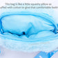 Frozen Elsa Plush Crossbody Shoulder Handbag in Snowflake Shape for Girls Kids Children - Blue