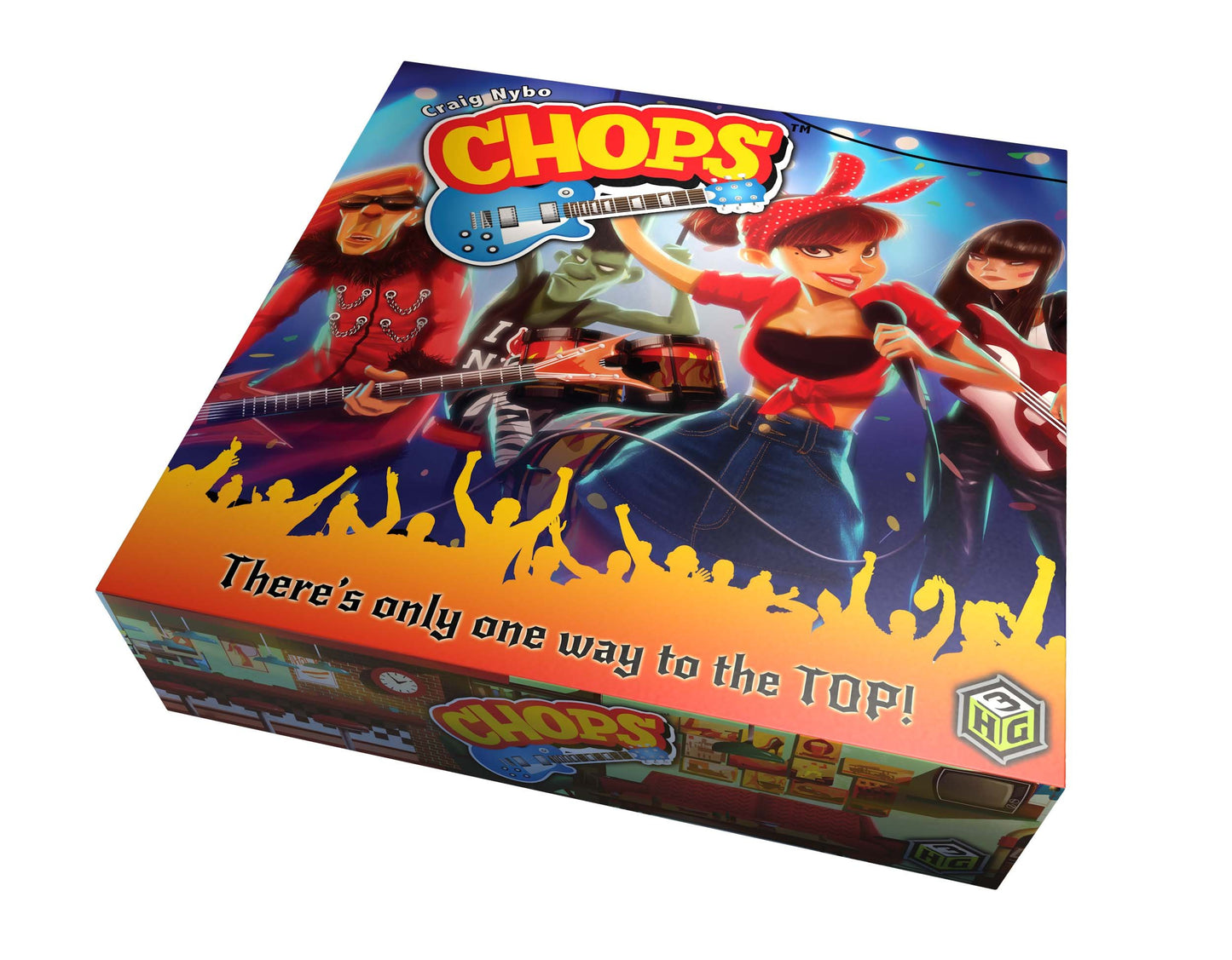 Chops - The Rock & Roll Board Game - Hilarious Musical Adventure For Musicians, Families, Friends - For Adults, Teens, Kids 14 &