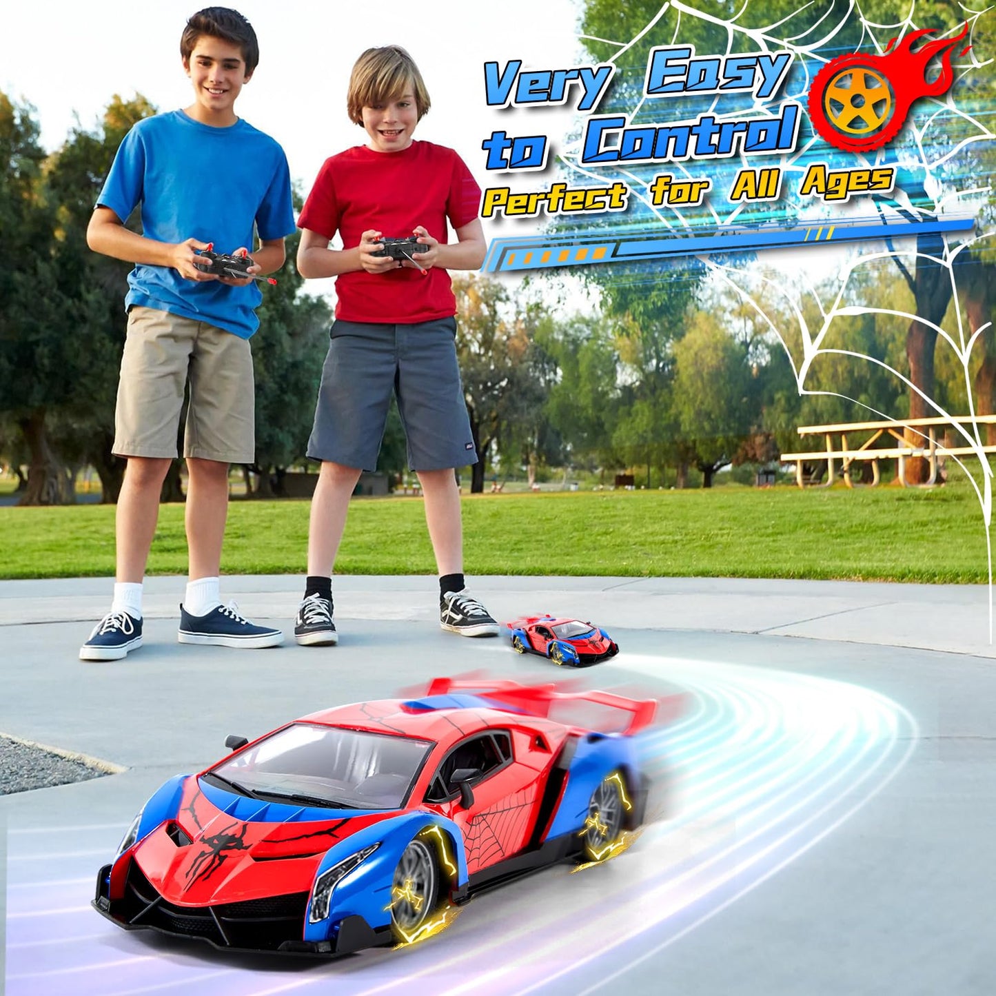Sunhorse RC Cars, Toys for Ages 5-7, Remote Control Car, Kids Toys, Toys for 3 4 5 Year Old Boy, Boys Toys Age 4-6, Birthday Gif
