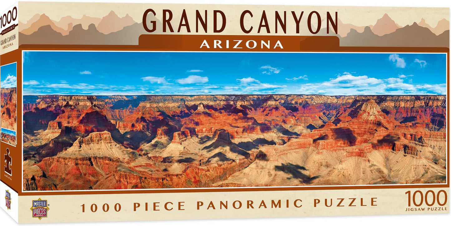 MasterPieces - 1000 Piece Jigsaw Puzzle, Salt Lake City Skyline Panoramic, Fun for Adults, Family, Kids 13x39