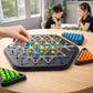 Graphene Geometry Chain Triangle Chess Game Board Games For Kids Adults Family Fun Night Chess Set Triangle Rubber Band Game Puz