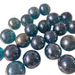 Daayra Unlimited Big Sized Glass Marbles (Steel Blue)