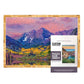 11.25X38.25 Puzzle Frame Kit With Glue Sheets | Gold Bamboo Picture Frame | Real Wood With Uv Resistant Acrylic Front | Made To