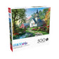 Buffalo Games 500 Piece Jigsaw Puzzle - Little White Chapel, Large, Cardboard, Multicolor, Model 33271, Ideal for Game Nights