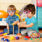 Hxezoc 12 Pcs Diy Building Bricks Glasses Building Blocks Games For Kids Creative Building Block Glasses Party Favors, Carnival Birthday Party, Family Games Supplies
