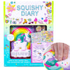 Just My Style Squishy Diary By Horizon Group Usa, Slow Rising, Stress Relieving Squish. Unicorn & Rainbow. Includes Diary, Stick