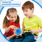 Henoyso 12 Pcs World Globe For Kids Learning 3.4 Inches Mini Rotating World Map Globes Educational Globes With Stand Kids Globe