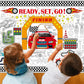 Naozinebi Race Car Coloring Poster For Kids Giant Racing Coloring Poster Large Race Car Party Coloring Tablecloth Jumbo Coloring