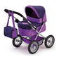 Bayer Designs: Doll Pram For Dolls Up To 18'', Stroller For Doll, Easily Foldable For Transporation, Adjustable Handle, Bag Incl