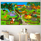 ALEX Art - Zoo Animals Giant Coloring Poster, 38.5x26.7 inches, Art Craft Kit for Kids Ages 4-12