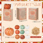 LemonRoad 10 Sets Happy Thanksgiving Gifts Crystal Pumpkin with Maple Leaves Gift Box Positive Fall Decor for Thanksgiving Party