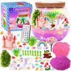 Hannstar Unicorn Terrarium Crafts Kit for Kids-LED Night Light Up & Remote Unicorn Birthday Gifts Toys for Girls Ages5 6 7 8 9 1