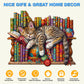 Wooden Puzzles For Adults, Cat Puzzles With Unique Animal Shapes, Wooden Jigsaw Puzzles With Wood Puzzle Box, Birthday Gifts For Women Men, Wood Adult Puzzles (L-13.4 * 10.8In 280Pcs)