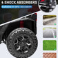 ANPABO 24V 4X4 Ride on Car Truck w/Remote Control, 4WD/2WD Switchable Kids UTV, 19 Spacious Seat, 4 Shock Absorbers, Soft Start,