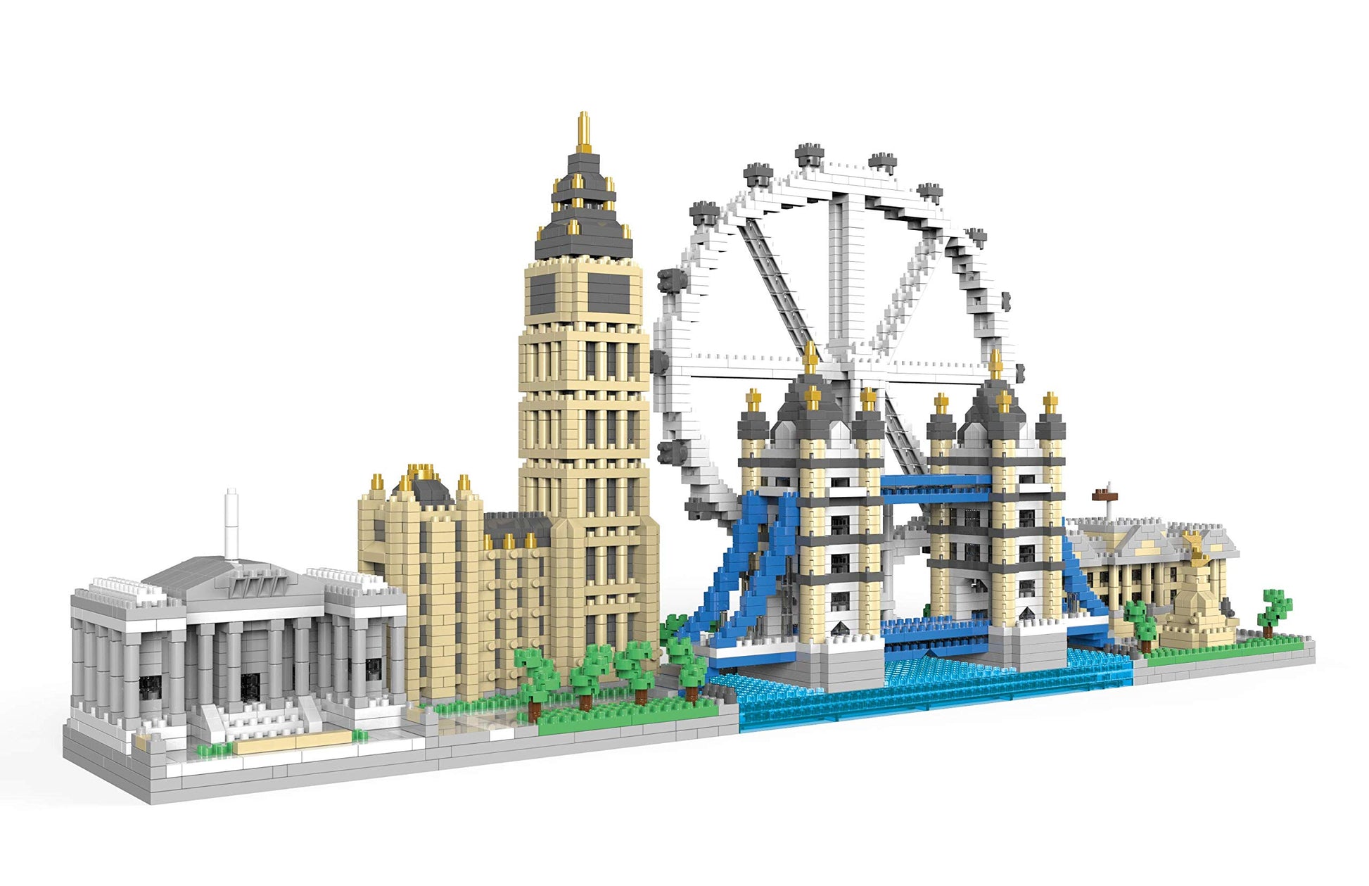 dOvOb Architecture London Skyline Collection Micro Mini Blocks Set Model Kit and Gift for Kids and mature-themeds (3076 Pieces)