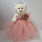 KINNEX COLLECTIONS SINCE 1997 20 Teddy Bear with Elegant Dress (Centerpiece) ~ B16631N-30M (Rose Gold)