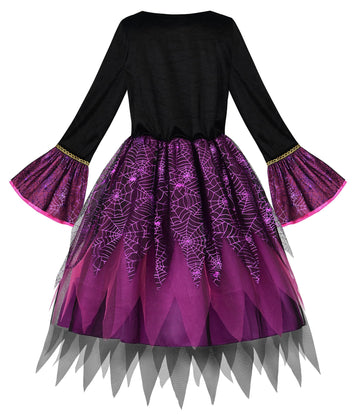 ReliParty Halloween Witch Costume for Girls 100