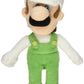 Sanei Officially Licensed Super Mario Plush 9'' Fire Luigi Japanese Import