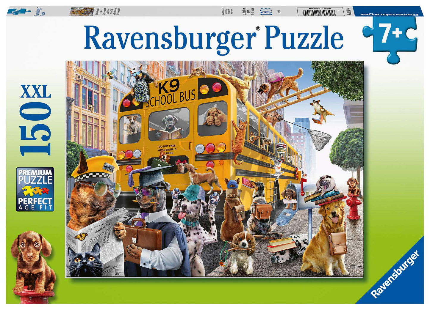 Ravensburger 150-Piece Pet School Pals Puzzle | Multicolor | 20 x 14 inches | Cardboard | Enhances Creativity and Concentration