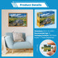 300 Pieces Nature Puzzle for Adults,Maroon Bells Mountain Lake Landscape Large Piece for Kids Adults Teens,Recycled Paper,Glossy