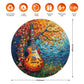 Wooden Puzzle For Adults 500 Piece, Autumn Jigsaw Puzzle, Guitar Wooden Jigsaw Puzzles, Thanksgiving Garden Puzzle, Beautiful Wo