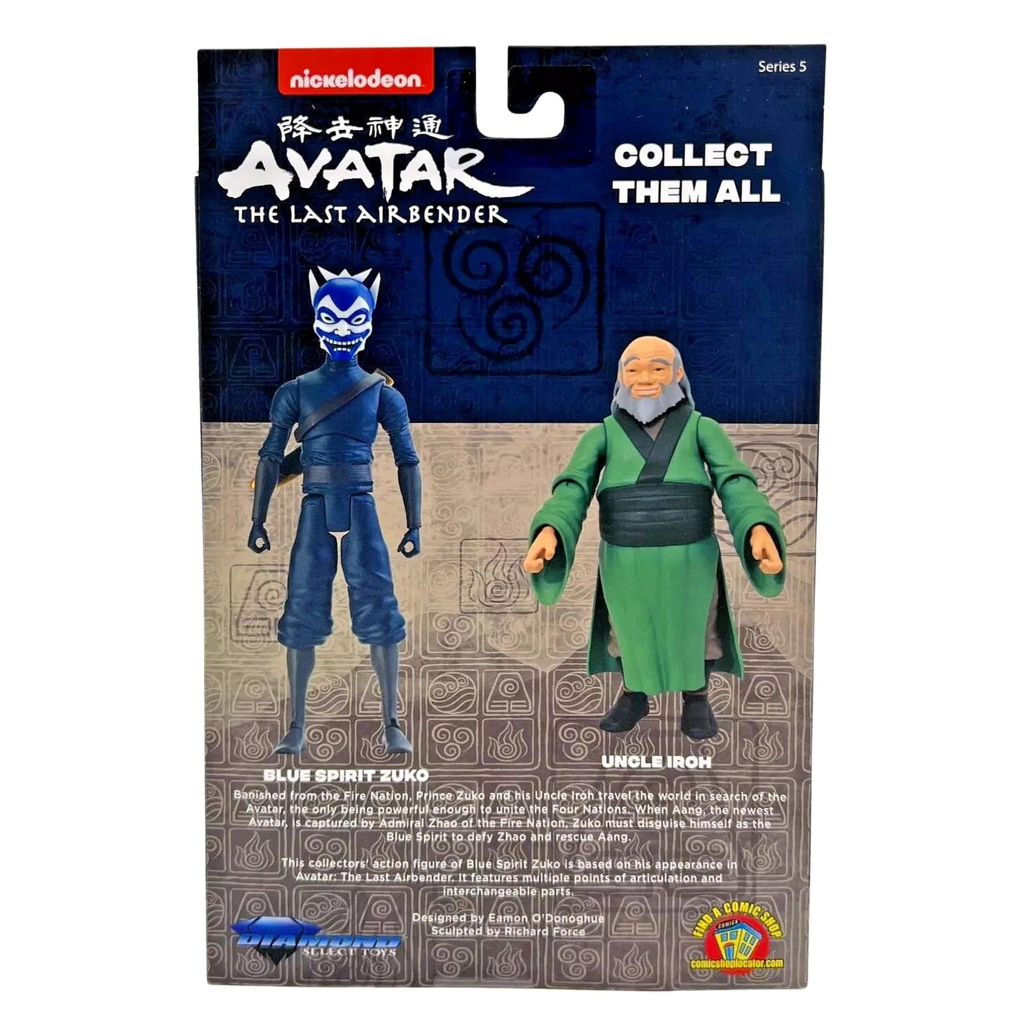 Diamond Select Toys Avatar The Last Air Bender: Blue Spirit Zuko Action Figure,Multicolor,Oct218366