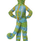 Fun Costumes Chameleon Costume For Kids, Lizard Jumpsuit For Dress-Up, Animal Theme Parties & Halloween Small