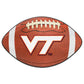 FANMATS NCAA Virginia Tech Hokies Nylon Face Football Rug , 22x35