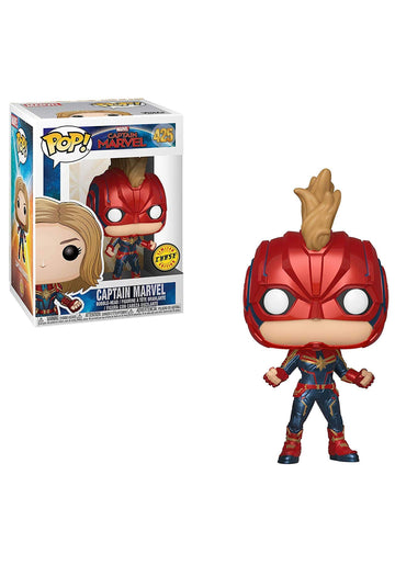 Funko Pop! Marvel: Captain Marvel (Styles May Vary) Toy, Multicolor, Standard (36341)