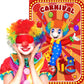 Circus Games Pin The Nose On The Clown Carnival Party Games For Kids Clown Party Supplies Circus Themed Birthday Party Decorations, Large Clown Games Poster With 32 Nose Stickers