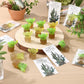 Wettarn Mini Cactus Stress Balls - 30 Sets, Green & Yellow, TPR Material, Funny Appreciation Gifts for Coworkers & Employees