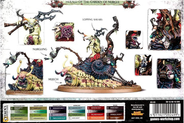 Warhammer Age of Sigmar Daemons of Nurgle Horticulous Slimux Model GW-83-43 Multicolor Plastic Figurine
