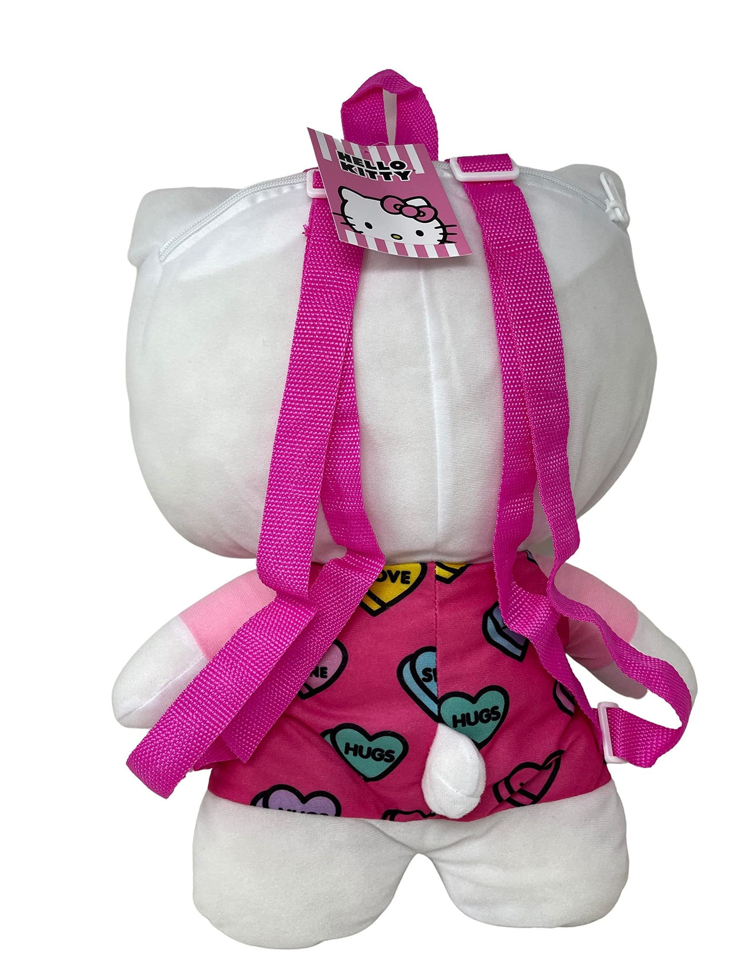 Fast Forward Hello Kitty Plush Backpack with Heart & Love