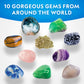 National Geographic Gemstone Dig Kit - Dig Up 10 Real Gemstones And Crystals, Science Kit For Kids, Gem Digging Kit, Gift For Gi