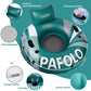 Pool Float mature-themed  53 Inflatable River Tube Float  River Tubes for Floating Heavy Duty with Mesh Bottom  Comfortable Backrest & 2 Cup Holders & Durable Grab Handles 450 lbs Weight Capacity