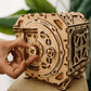 Wood Trick Safe Wooden Model Kit For Adults And Kids To Build - Diy Locker Puzzle Box With Combination - Mechanical - Store Your Precious Items - Heavy Duty Design - 3D Wooden Puzzle