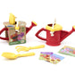 Green Toys Sesame Street Elmo Watering Can Outdoor Activity Set, Red/Yellow - 6 Piece Pretend Play, Motor Skills,No Bpa, Phthalates, Pvc. Dishwasher Safe, Recycled Plastic, Made In Usa.