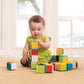 Infantino Press & Stay Sensory Blocks For Babies Age Grade 6M+ , 24-Piece Set, Multicolor