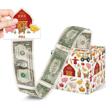 Birthday Surprise Money Box, Farm Animal Party Favors, Money Gift Boxes For Cash For Birthday, Farmhouse Birthday Party Supplies