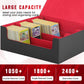 Maxgear Card Deck Box For Trading Cards, 1800+ Single Sleeved Cards Holders Storage, Pu Leather Collectible Deck Case With Magne