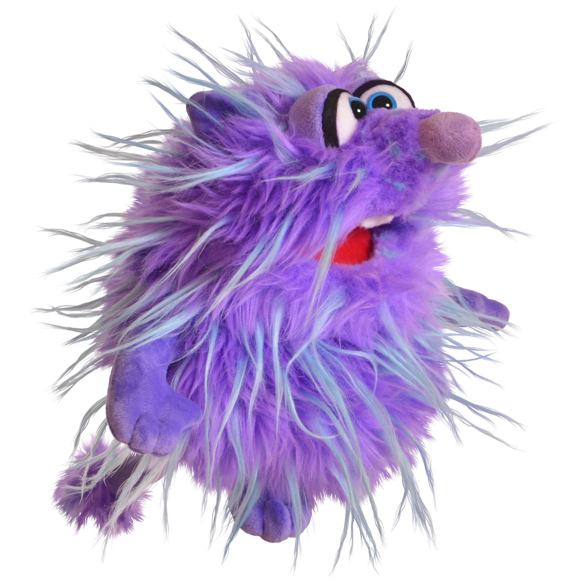 Living Puppets 9-Inch Plush Purple Monster Hand Puppet - Fine European Design  Ultra-Soft and Cuddly  Promotes Child Development  Safety Certified  Teacher-Recommended for Boys and Girls