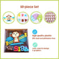Monkey Balance Math Game Counting Toy for Kids Ages 3+ 64 Pieces