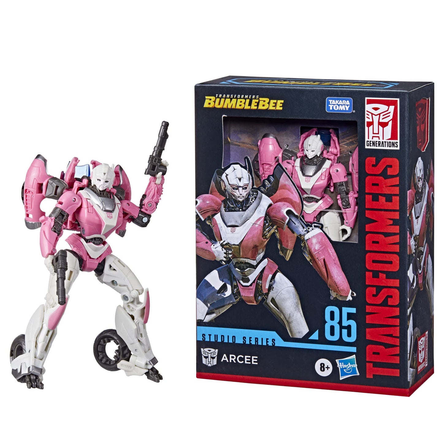Transformers Toys Studio Series 85 Deluxe Class Bumblebee Arcee Action Figure - Ages 8 And Up, 4.5-Inch