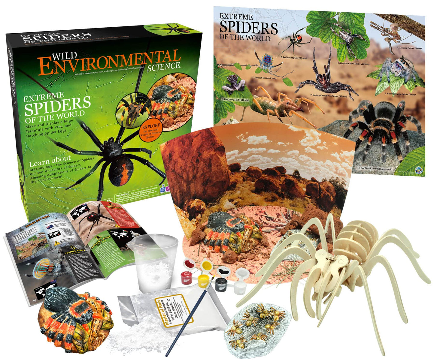 Extreme Science Kit Spiders Of The