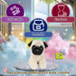 Forest & Twelfth 6'' Stuffed Pug Dog, Soft Plush Toy, Cute Stuffed Animal For Boys And Girls, Realistic Looking Small Stuffed An